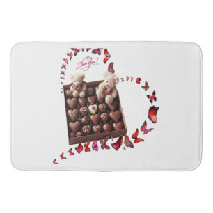 Love Heart Bath Mat