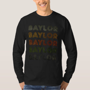 Love Heart Baylor GrungeVintage Style Black Baylor T-Shirt