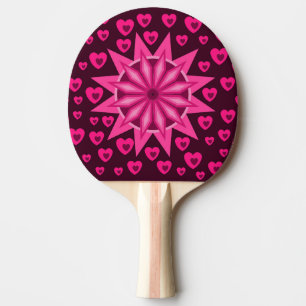 LOVE HEART BOYFRIEND GIRLFRIEND HUSBAND WIFE GIFT PING PONG PADDLE
