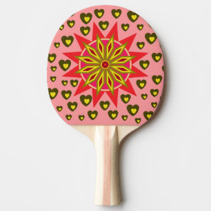 LOVE HEART BOYFRIEND GIRLFRIEND HUSBAND WIFE GIFT  PING PONG PADDLE