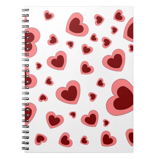 LOVE HEART BOYFRIEND GIRLFRIEND HUSBAND WIFE NOTEBOOK (Front)