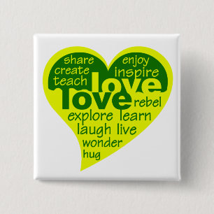 Love Heart button