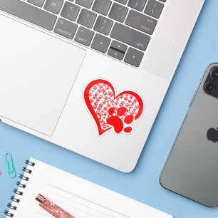 Love Heart Cat Dog Paws, Pet Valentines Day Gifts