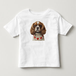 Love Heart cavalier Toddler T-Shirt
