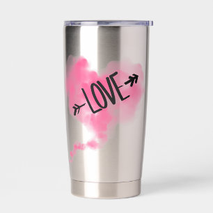 Love Heart Cloud Insulated Tumbler