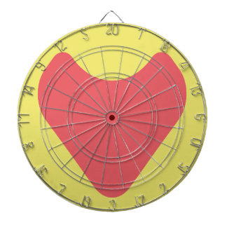 LOVE HEART COMBINATION COLORS BY MASANSER DARTBOARD