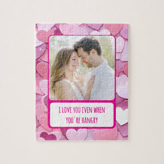 Love Heart Confetti When You're Hangry Jigsaw Puzzle