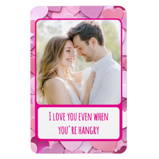 Love Heart Confetti You're Hangry Flexible Magnet