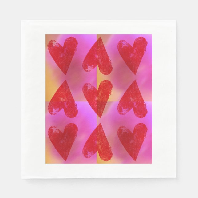 Love Heart Cosmic Napkin (Front)