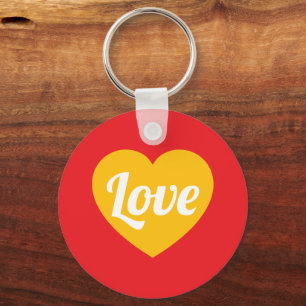 Love,heart,custom Key Ring