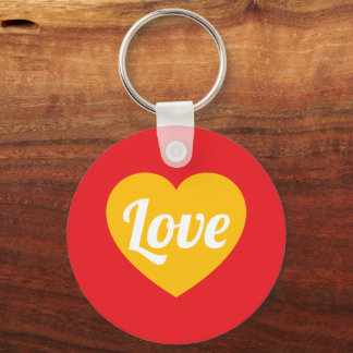Love,heart,custom Key Ring