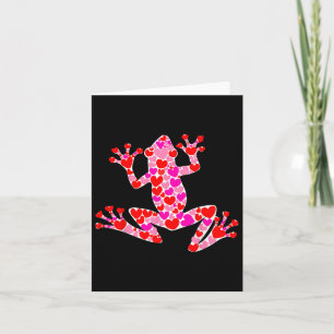 Love Heart Cute Frog Lover Couple Happy Valentines Card