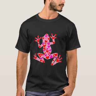 Love Heart Cute Frog Lover Couple Happy Valentines T-Shirt