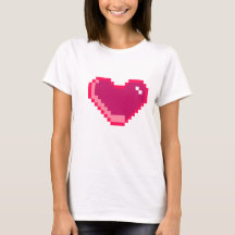 Love heart design women's t shirt