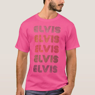 Love Heart Elvis Tee GrungeVintage Style Black Elv