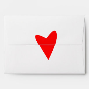 Love heart envelope