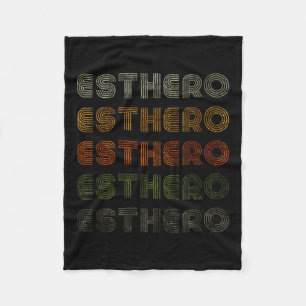Love Heart Esthero Tee Grunge Vintage Style Black  Fleece Blanket