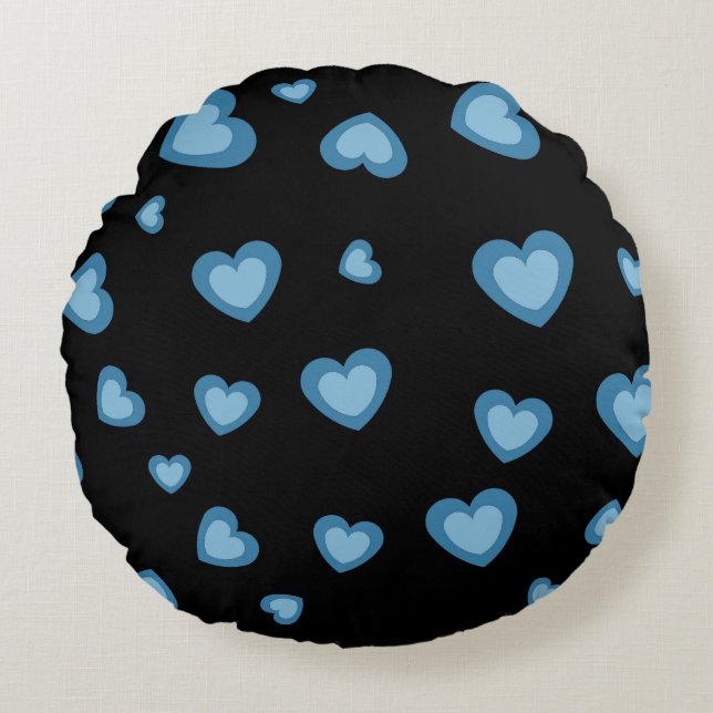LOVE HEART  GIFT ROUND PILLOW (Front)