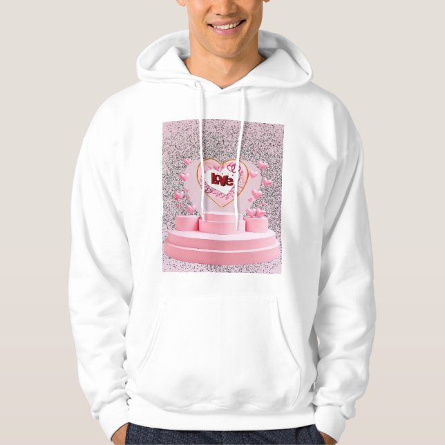 Love heart  hoodie (Front)
