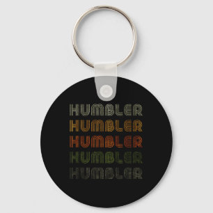 Love Heart Humbler Tee Grunge Vintage Style Black Key Ring