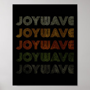 Love Heart Joywave Tee Grunge Vintage Style Black  Poster