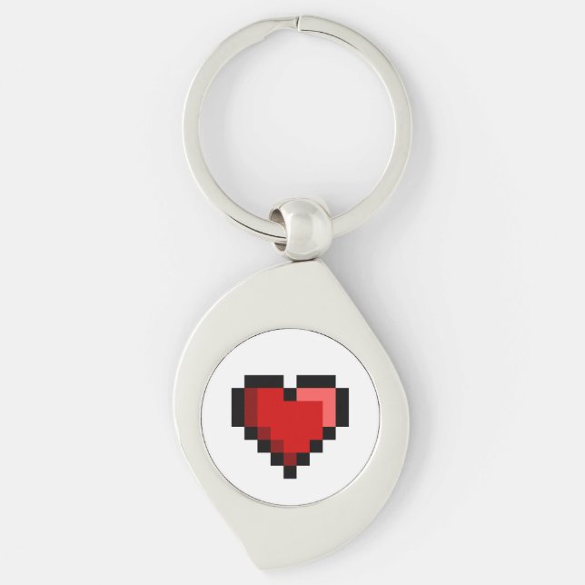Love Heart Key Ring (Front)