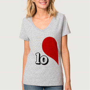 LOVE HEART LEFT SIDE -.png T-Shirt