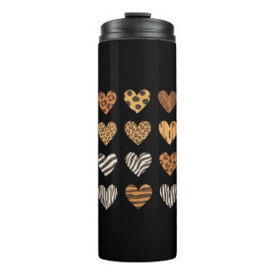 Love Heart Leopard Cute Valentine's Day  Thermal Tumbler