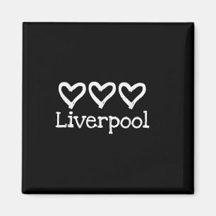 Love Heart Liverpool England 3 Rustic English Hear Magnet