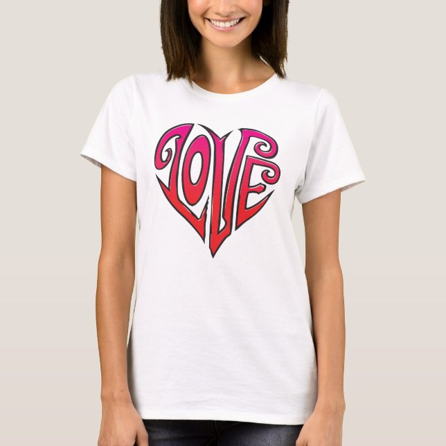Love Heart Logo T-shirt (Front)
