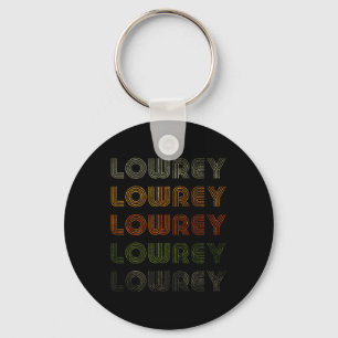 Love Heart Lowrey Tee Grunge Vintage Style Black L Key Ring