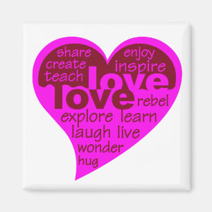 Love Heart magnet