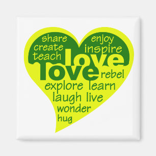 Love Heart magnet