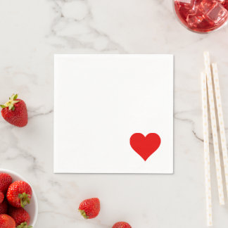 Love - Heart Napkins