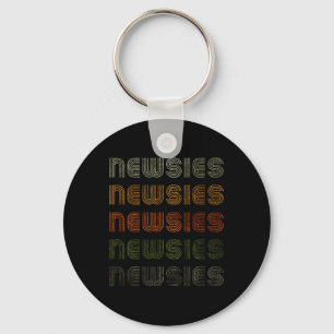 Love Heart Newsies Tee Grunge Vintage Style Black Key Ring