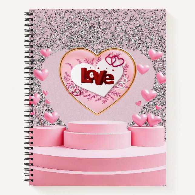 Love heart  notebook (Front)