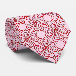 Love Heart Pattern Tie