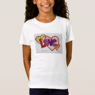 Love Heart Rings Glitter Inspirational Art T-Shirt