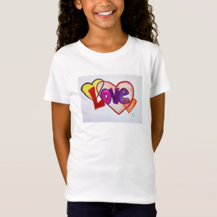 Love Heart Rings Inspirational Word Art Shirt