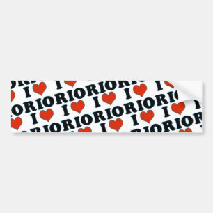 love / heart Rio de Janeiro Bumper Sticker