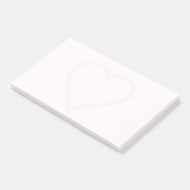 Love - Heart - Romantic - I Love You - Your Colour Post-it Notes (Angled)
