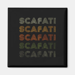 Love Heart Scafati Tee Grunge Vintage Style Black  Magnet