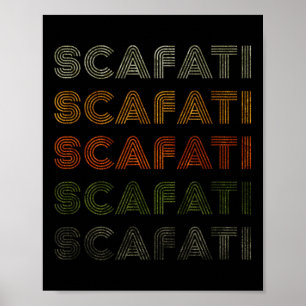 Love Heart Scafati Tee Grunge Vintage Style Black Poster