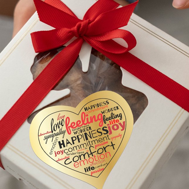 Love Heart Shaped Word Cloud Repeat Typography  Sticker (Creator Uploaded)