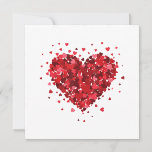 Love Heart Shirt For Womens Girls Boys Hearts Wome Thank You Card