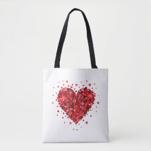 Love Heart Shirt For Womens Girls Boys Hearts Wome Tote Bag