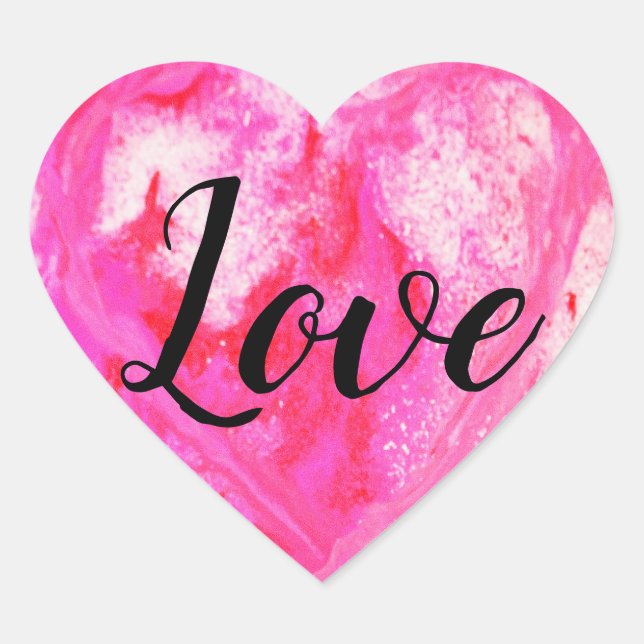 Love Heart Sticker (Front)