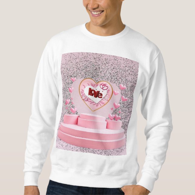 Love heart  sweatshirt (Front)