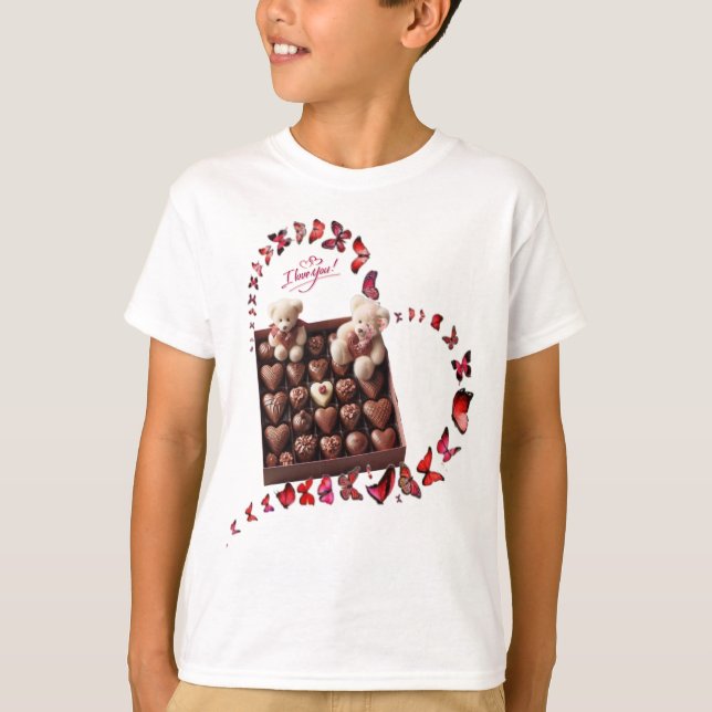 Love Heart  T-Shirt (Front)