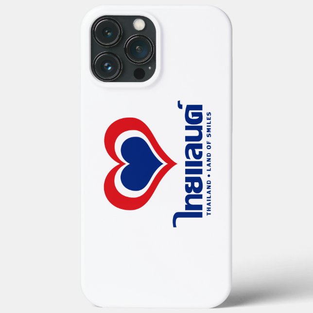 Love [Heart] Thailand ♦ Thai Language Script ♦ Case-Mate iPhone Case (Back)